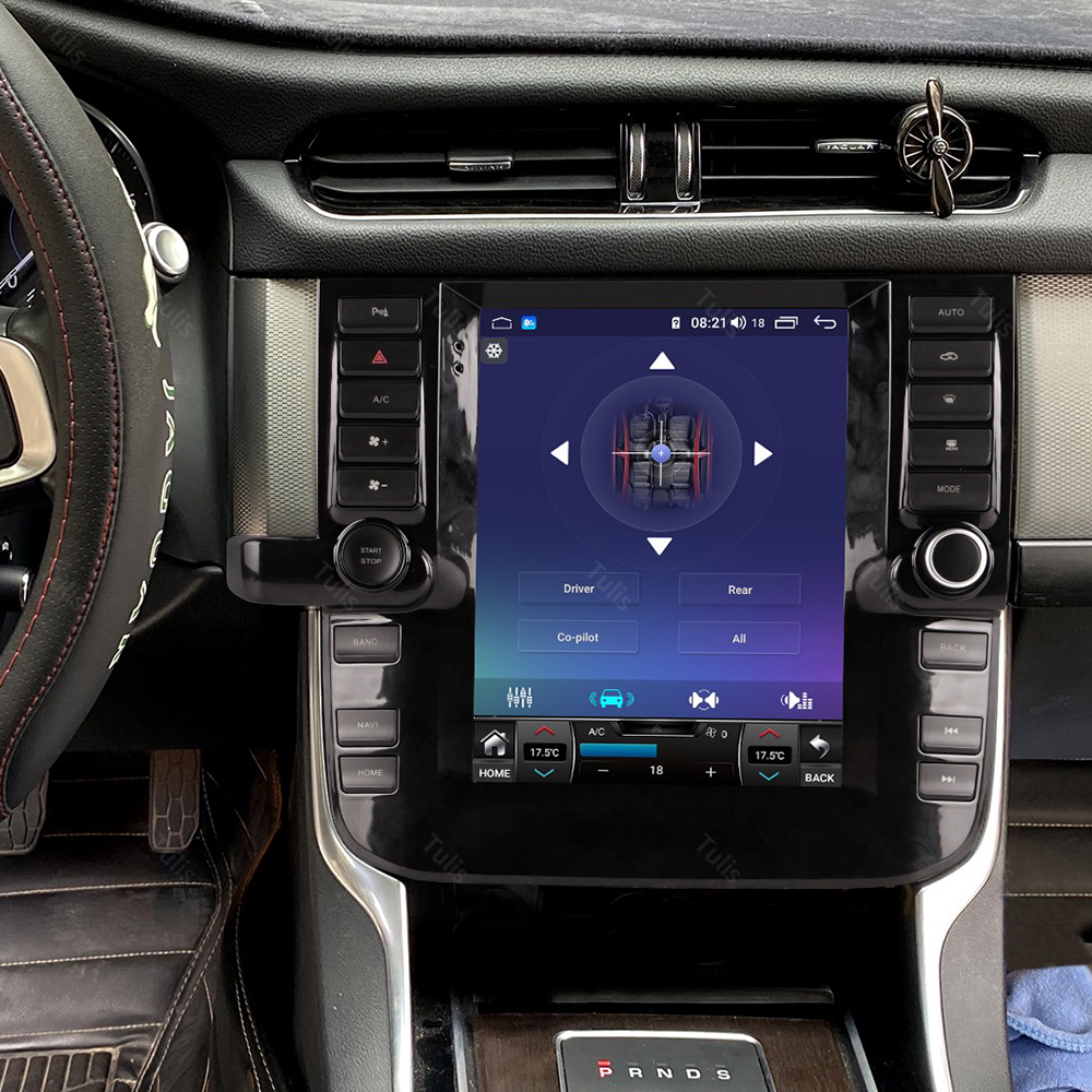 Tulis Tesla Touch Screen Android Car Radio GPS Navigation DVD Player Stereo Multimedia Audio System for Jaguar XF 2016-2019