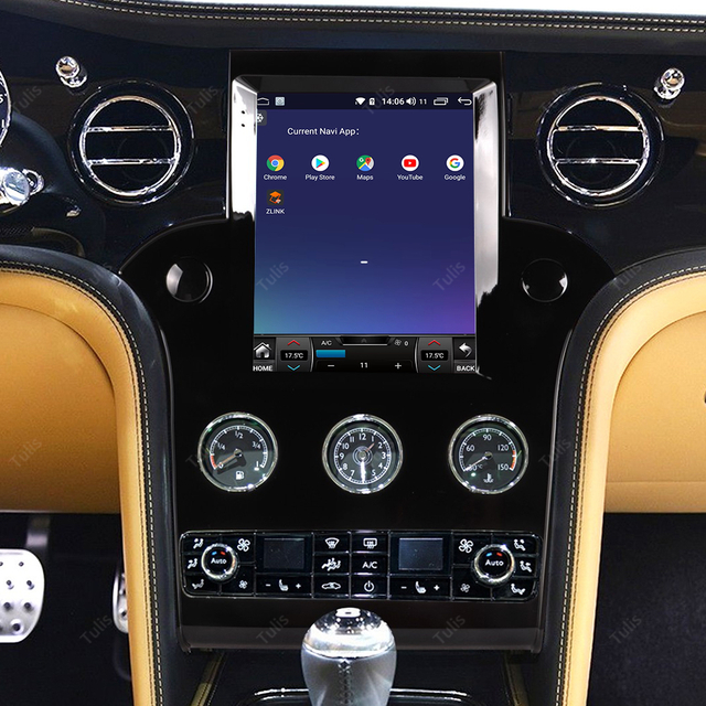 Tulis Android 13 Car DVD Player Touch Screen for Bentley Mulsanne 2011-2019 Carplay Multimedia Player WIFI GPS Navigation