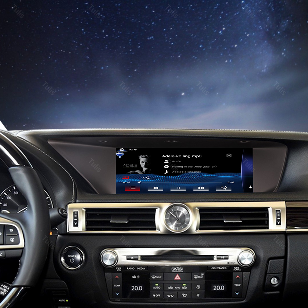 Tulis Touch Screen Android Car Radio GPS Navigation DVD Player Stereo Multimedia Audio System for Lexus GS 2012-2020