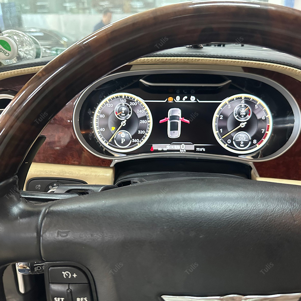 Tulis Digital Dashboard Panel Virtual Instrument Cluster Cockpit Lcd Speedometer Digital Cluster For Bentley Flying Spur Continental 05-19