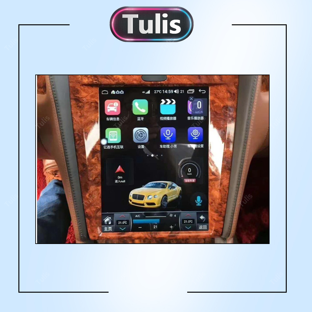 Tulis Android 13 Car DVD Player Touch Screen for Bentley Flying Spur Continental 2005-2012 Carplay Multimedia Player WIFI GPS Navigation