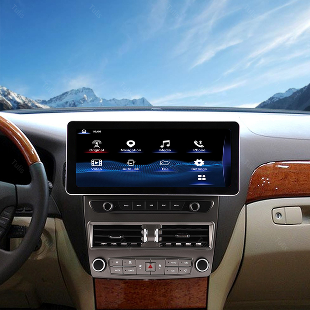 Tulis Touch Screen Android Car Radio GPS Navigation DVD Player Stereo Multimedia Audio System for Lexus LS430 2004-2005