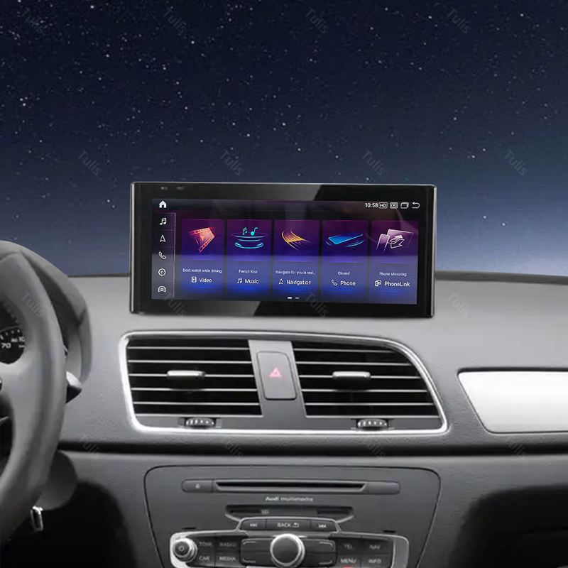 Tulis Audi Q3 2013-2018 Touch Screen Android Car Radio GPS Navigation DVD Player Stereo Multimedia Audio System 