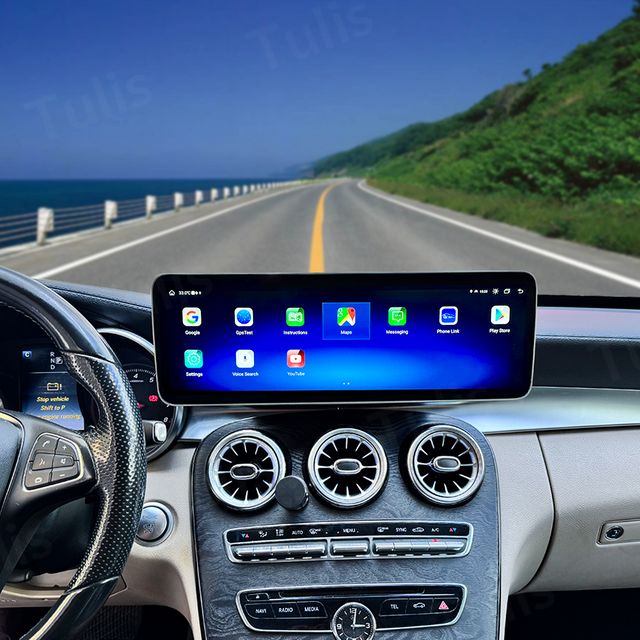 14.9" Mercedes Benz C Classs 2015-2018 Android Screen Navigation Car Radio With Carplay Android Auto