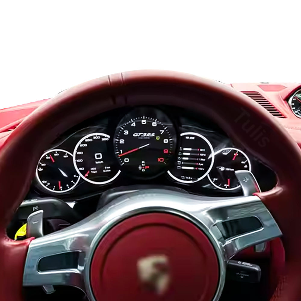 Porsche 911 2012-2019 Car Digital Cluster Instrument Virtual Cockpit Speedometer Dashboard Ghost Screen