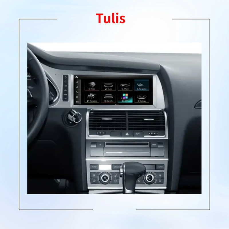 Tulis Android 13 Car Navigation Auto Radio Video For Audi Q7 2006-2015 Stereo Carplay Android Auto Wifi 4G Built In Carplay DSP