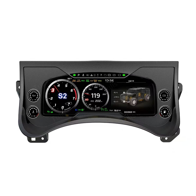12.3 Hummer H2 2003-2009 Car Digital Cluster Instrument Virtual Cockpit Speedometer Dashboard Ghost Screen