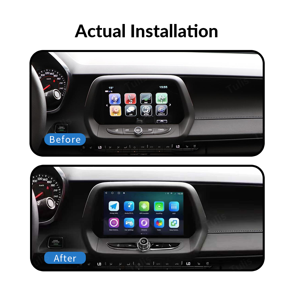9.0“ Chevrolet Camaro 2016-2022 Android Screen Navigation Car Radio With Carplay Android Auto