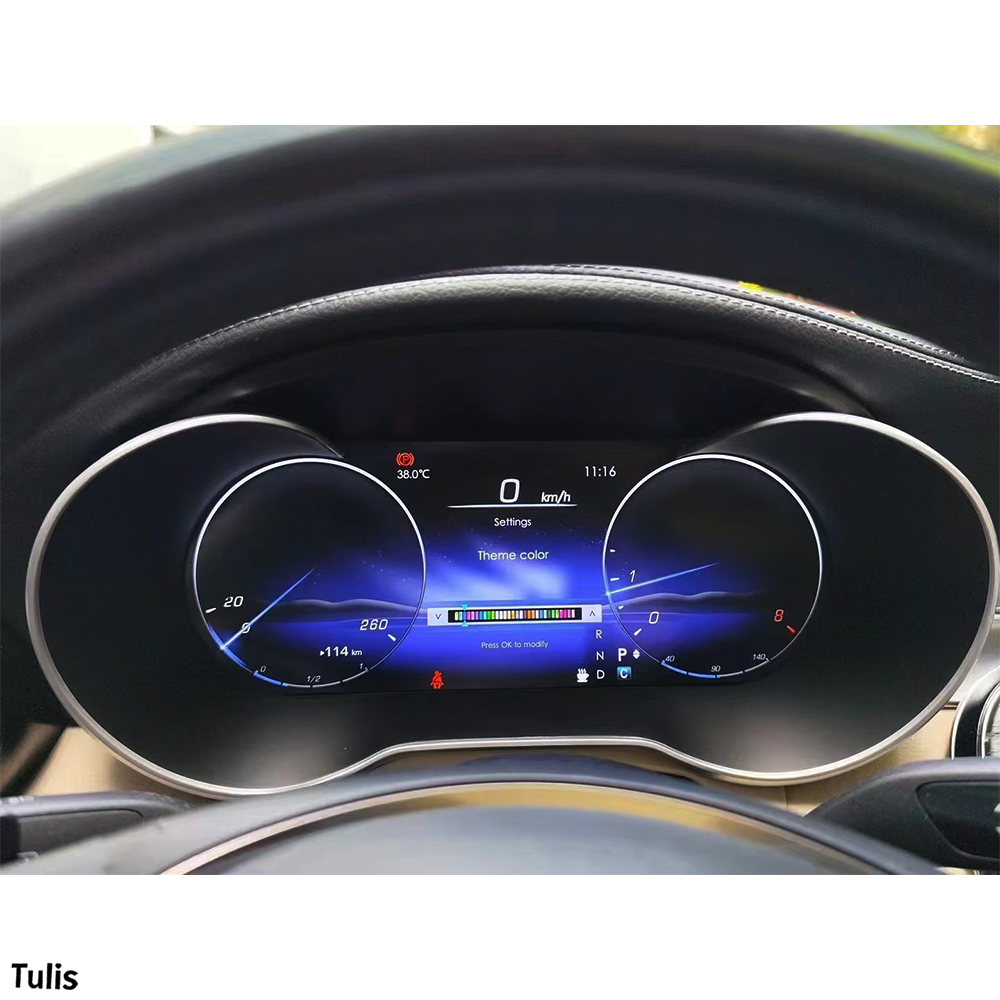 Mercedes Benz C Class GLC 2015-2022 Car Digital Cluster Instrument Virtual Cockpit Speedometer Dashboard Ghost Screen