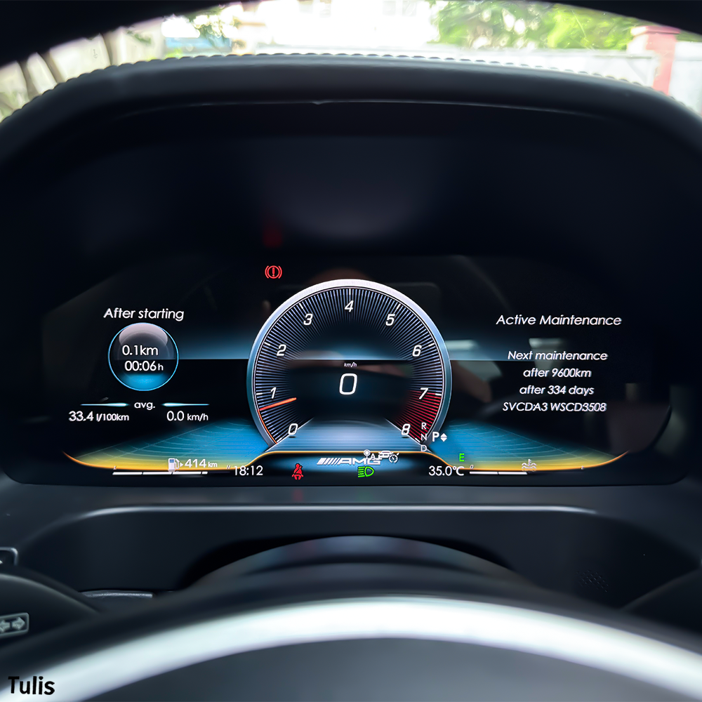 Mercedes Benz E Class W212 Car Digital Cluster Instrument Virtual Cockpit Speedometer Dashboard Ghost Screen