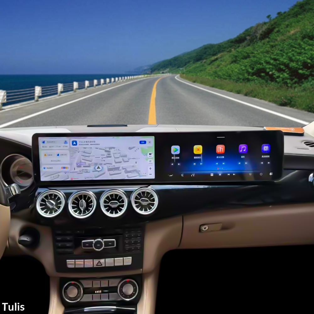  Mercedes Benz CLS W218 2012-2017 Dual 12.3 Inch Android Screen Navigation Car Stereo With Carplay Android Auto