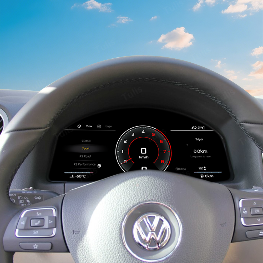 VW Lavida 2013-2019 Car Digital Cluster Instrument Virtual Cockpit Speedometer Dashboard Ghost Screen