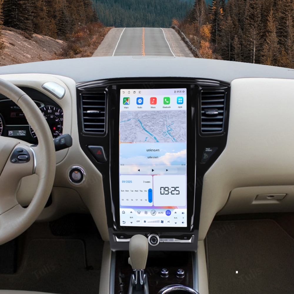 14.8 Inch Nissan Pathfinder 2012-2020 Tesla Screen Android Screen Navigation Car Radio With Carplay Android Auto