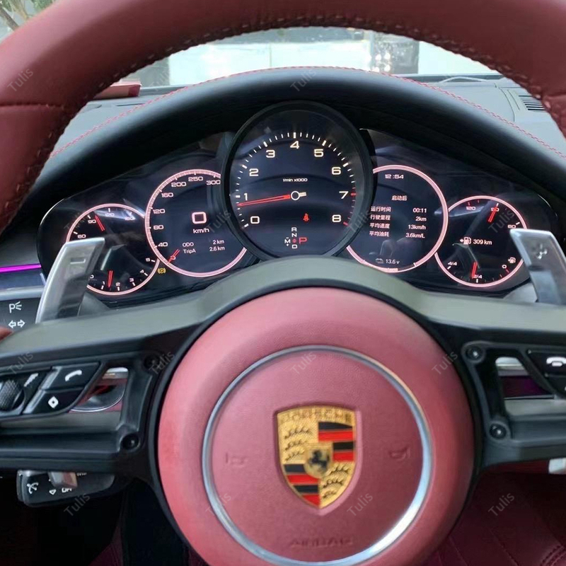 Tulis 12.3 Inch Digital Cluster Speedometer LCD Dashboard Cockpit Virtual Cockpit For Porsche Panamera 2010 To 2017