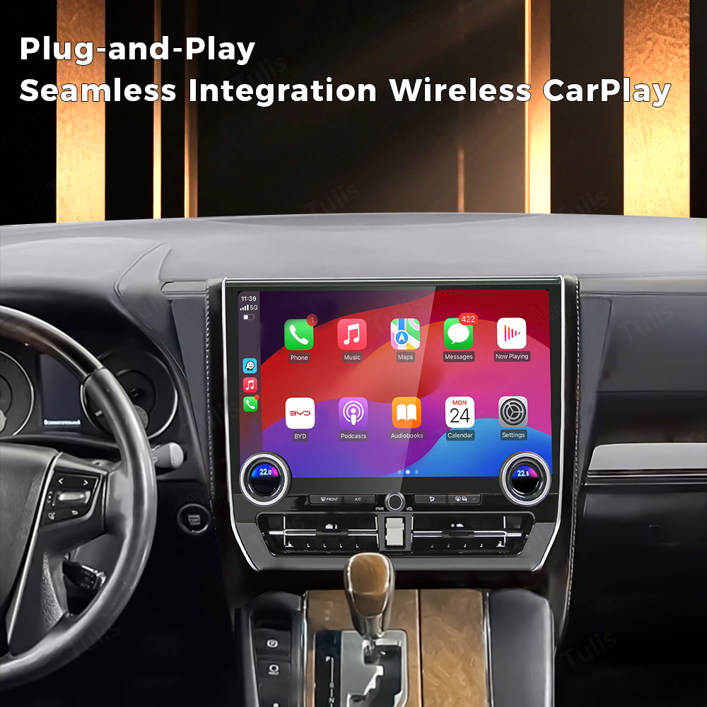 15.7" Toyota Alphard Vellfire 2015-2019 Android Screen Navigation Car Radio With Carplay Android Auto