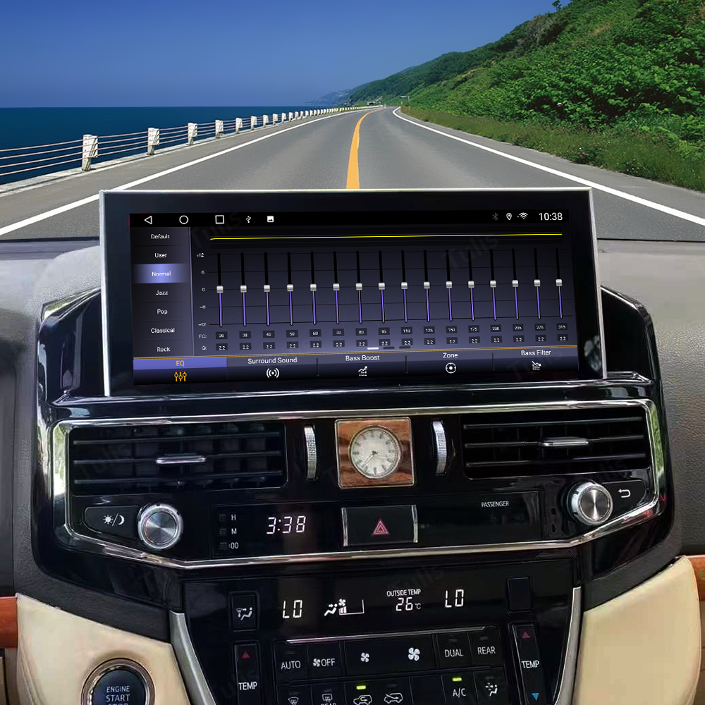 12.3“ Toyota Land Cruiser LC200 2016-2020 Android Screen Navigation Car Radio With Carplay Android Auto