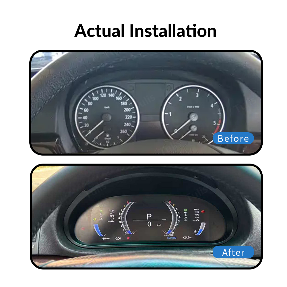 BMW E46 1999-2004 Car Digital Cluster Instrument Virtual Cockpit Speedometer Dashboard Ghost Screen