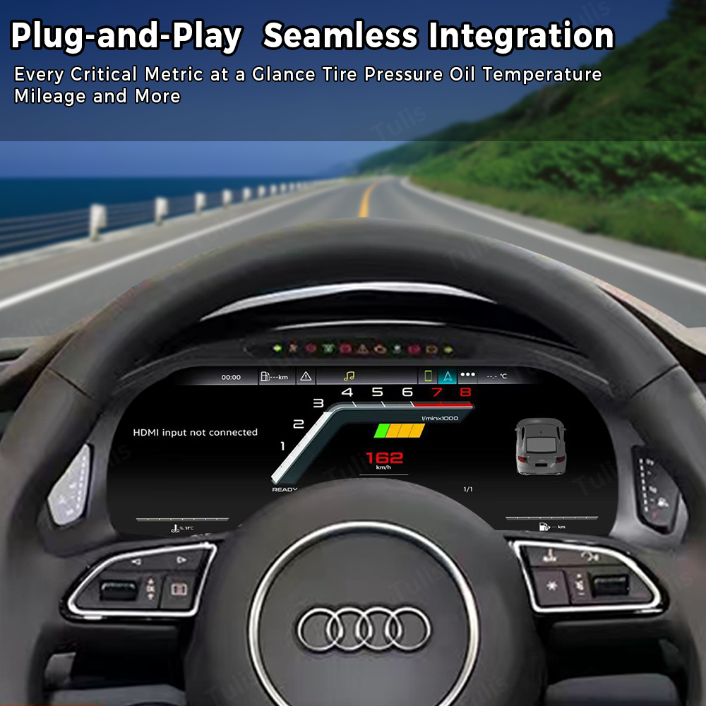 Audi A6 A7 2013-2018 Digital Cluster Instrument Virtual Cockpit Speedometer Dashboard Ghost Screen