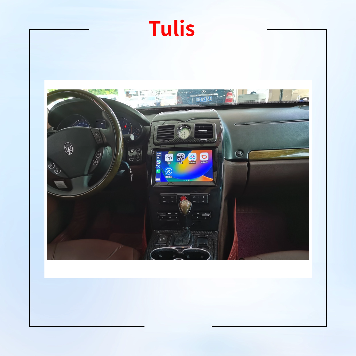 Tulis Android 13 For Maserati Quattroporte QP 2004-2012 Car Radio Car DVD Player Multimedia Player AutoStereo Headunit