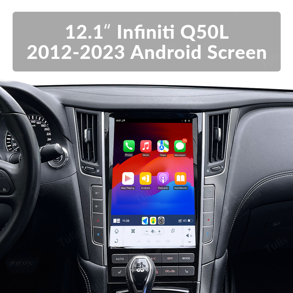 12.1‘’ Infiniti Q50L 2012-2023 Android Screen Navigation Car Radio With Carplay Android Auto