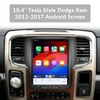 10.4'‘ Tesla Style Dodge Ram 2011-2017 Android Screen Navigation Car Radio With Carplay Android Auto