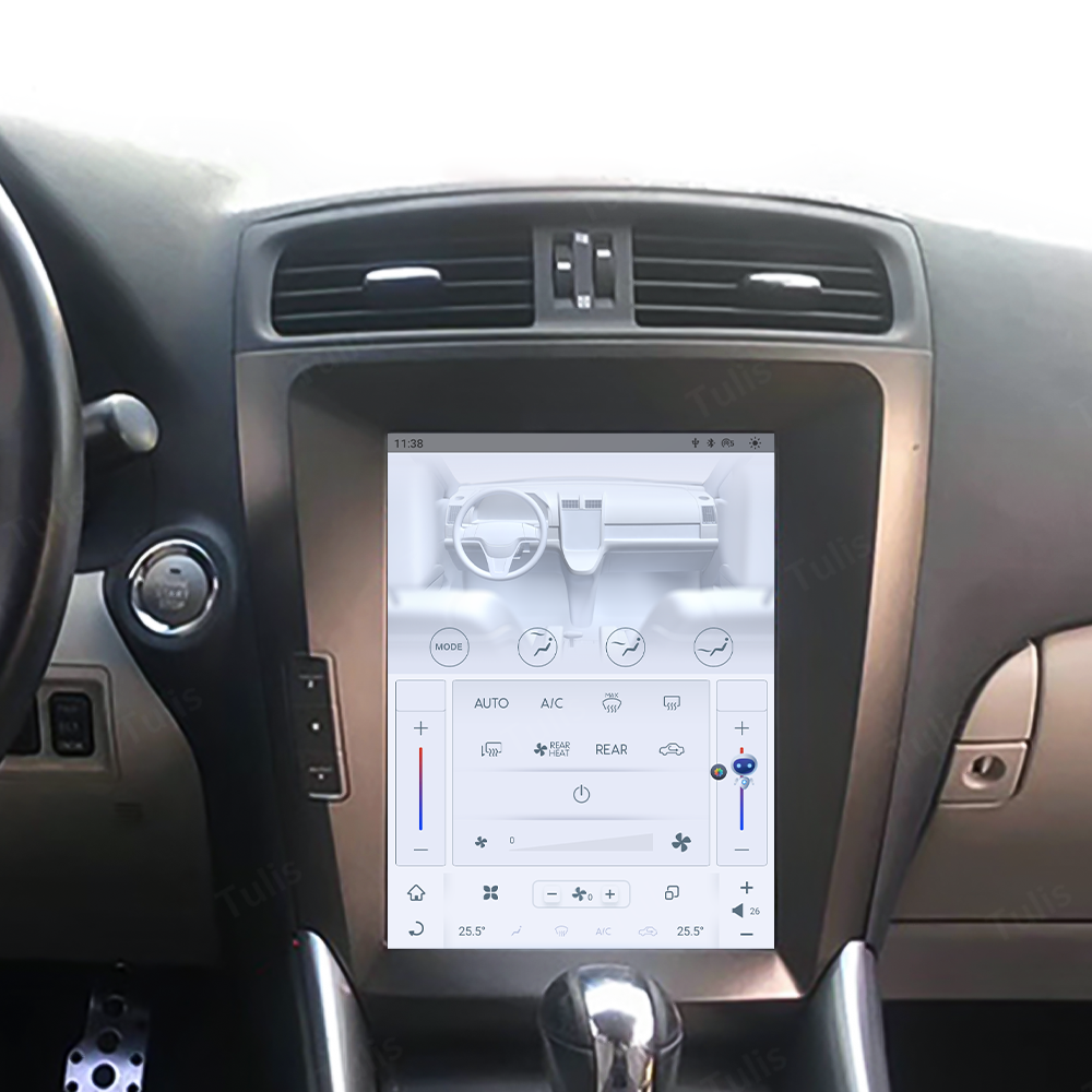 10.4" Tesla Style Lexus IS250 300 350 2006-2012 Android Screen Navigation Car Radio With Carplay Android Auto