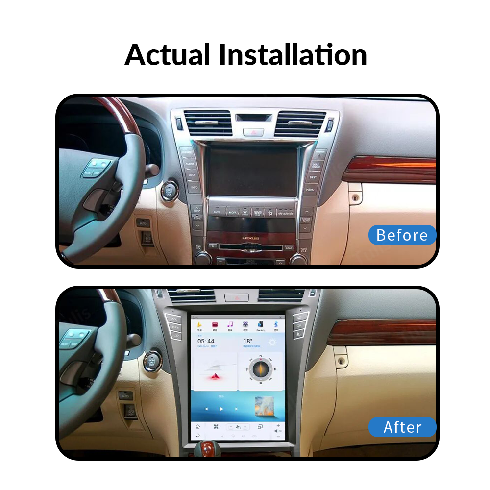 12.1" Tesla Style Lexus LS460 2006-2012 Android Screen Navigation Car Radio With Carplay Android Auto