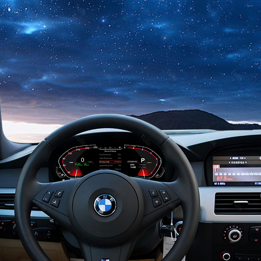 Tulis BMW E60 E61 Digital Dashboard Panel Virtual Instrument Cluster Cockpit Lcd Speedometer Digital Cluster 
