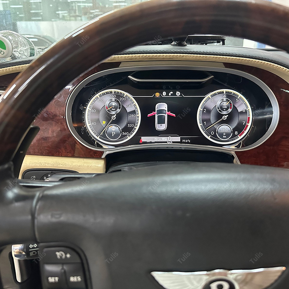 Tulis Digital Dashboard Panel Virtual Instrument Cluster Cockpit Lcd Speedometer Digital Cluster For Bentley Flying Spur Continental 05-19