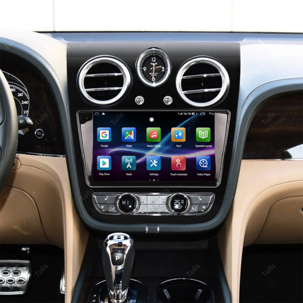 Tulis Android 13 Car DVD Player Touch Screen for Bentley Bentayga 2016-2018 Carplay Multimedia Player WIFI GPS Navigation