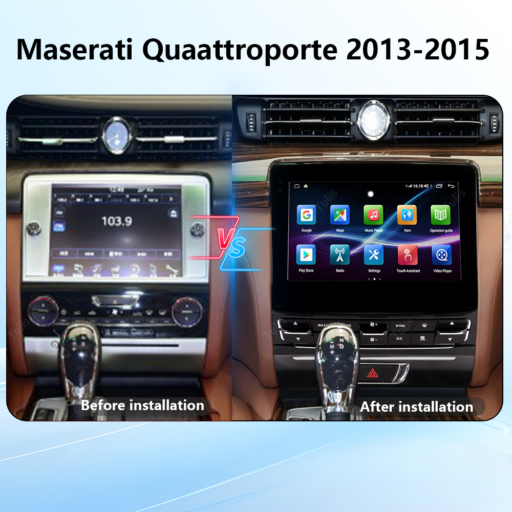 Tulis Android Touch Screen And AC Panel Car Radio Stereo DVD Player Multimedia Player For Maserati Quattroporte 2013-2015