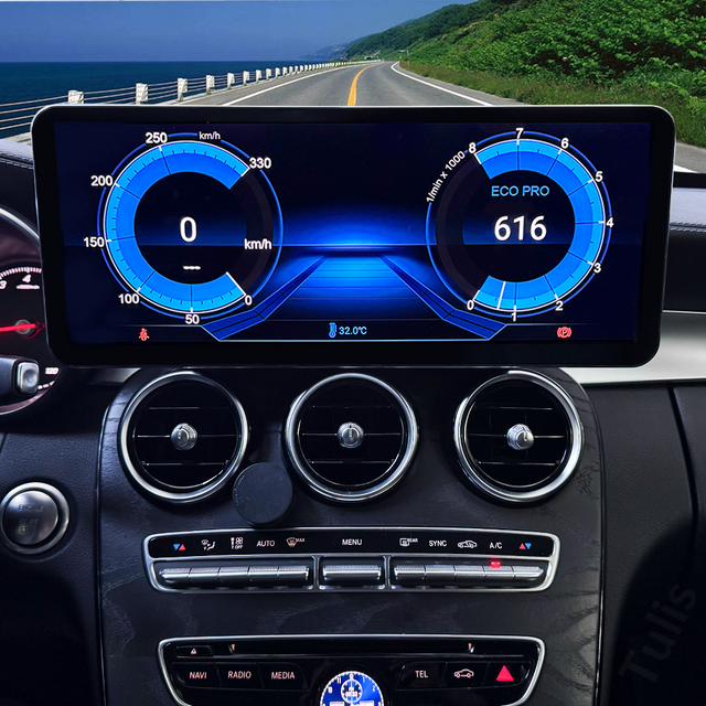 Mercedes Benz C class 2015-2018 Android Screen Navigation Car Radio With Carplay Android Auto
