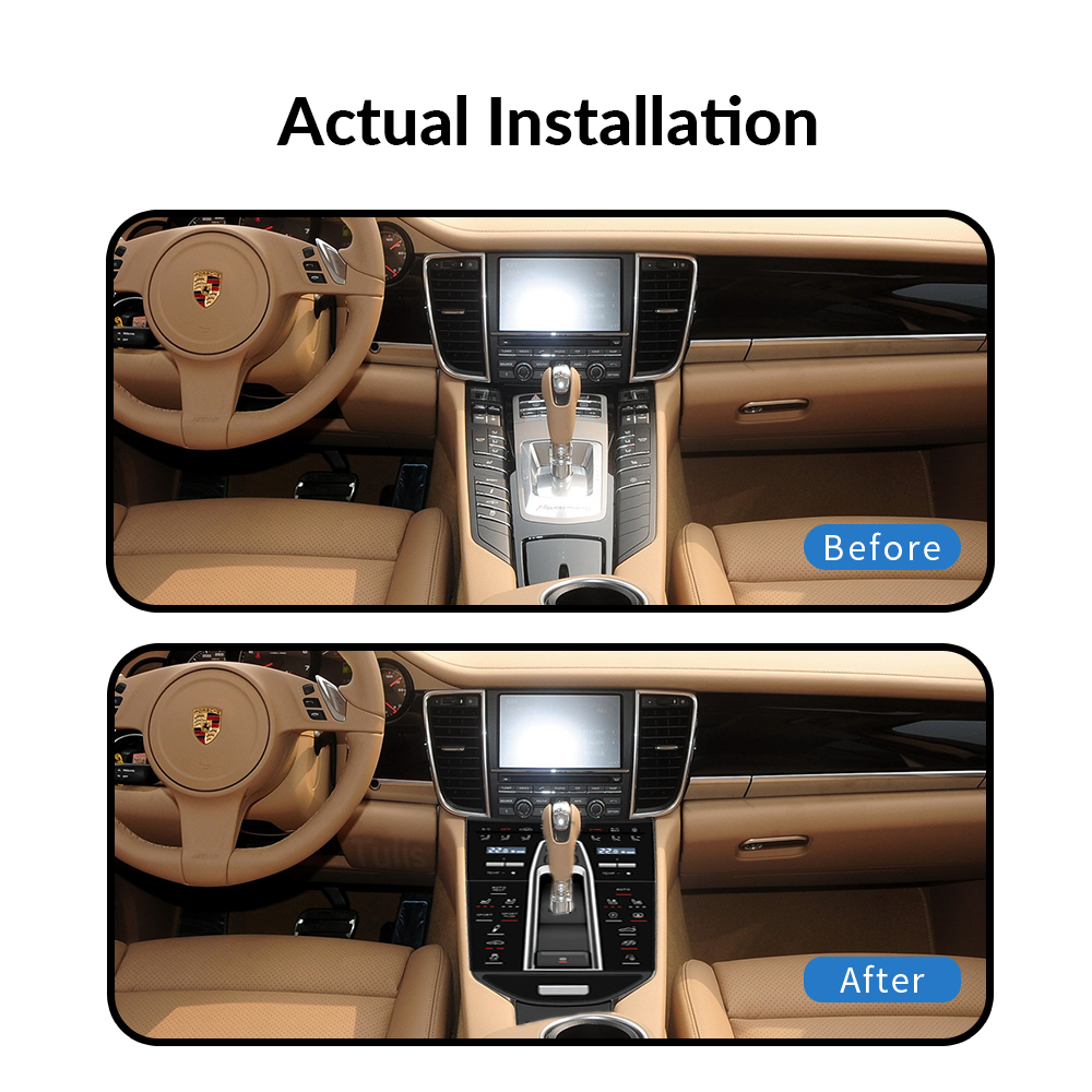 Porsche Panamera 2010-2016 Car Central Control Panel Saddle Touch Control Panel