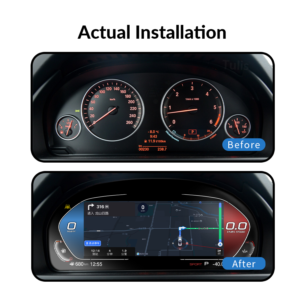 BMW X5 F15 X6 F16 2014-2017 Car Digital Cluster Instrument Virtual Cockpit Speedometer Dashboard Ghost Screen