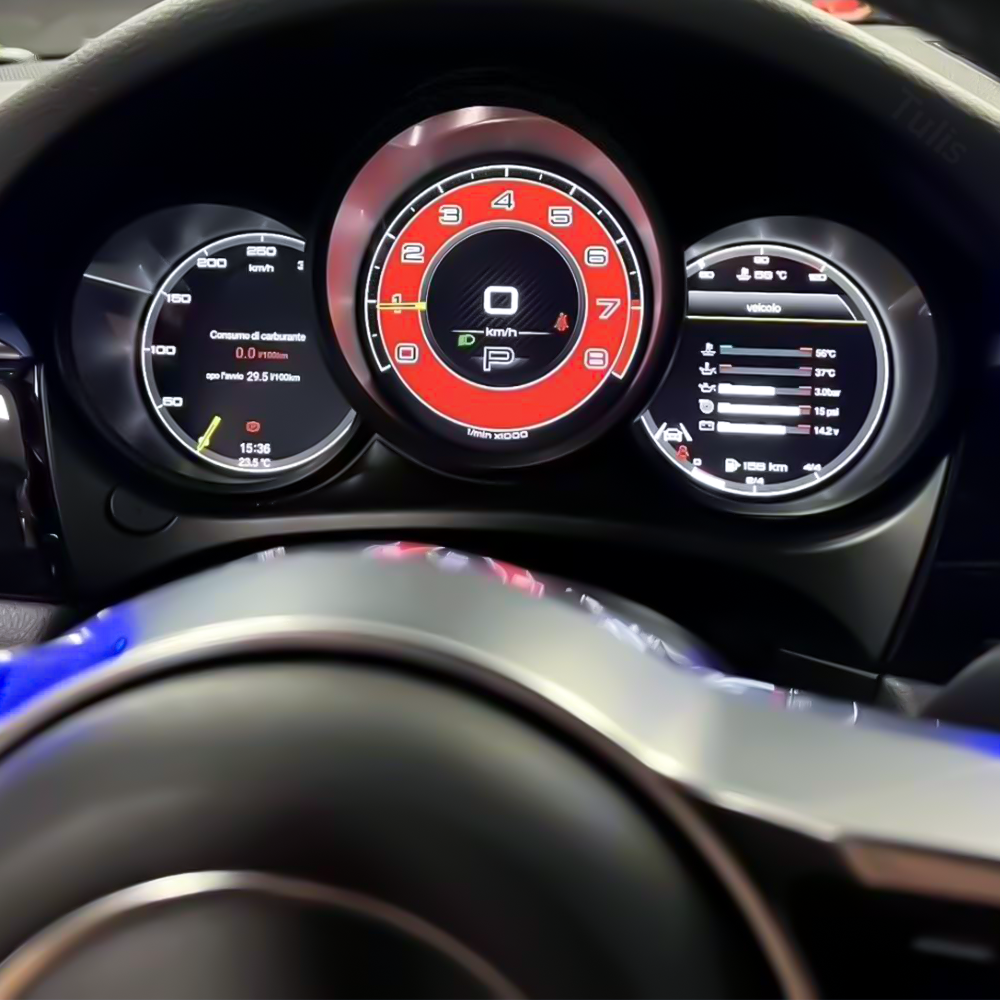  Porsche Macan 2014-2023 Car Digital Cluster Instrument Virtual Cockpit Speedometer Dashboard Ghost Screen