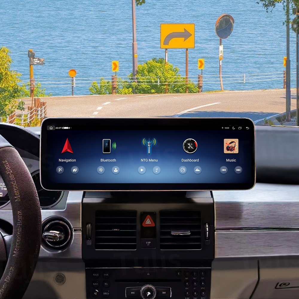 12.3" Mercedes Benz GLK 2009-2015 Android Screen Navigation Car Radio With Carplay Android Auto