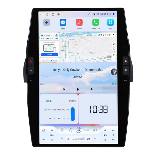 Tesla Style Android Screen for Chevrolet Camaro 2010-2015 Navigation Car Radio With Carplay Android Auto