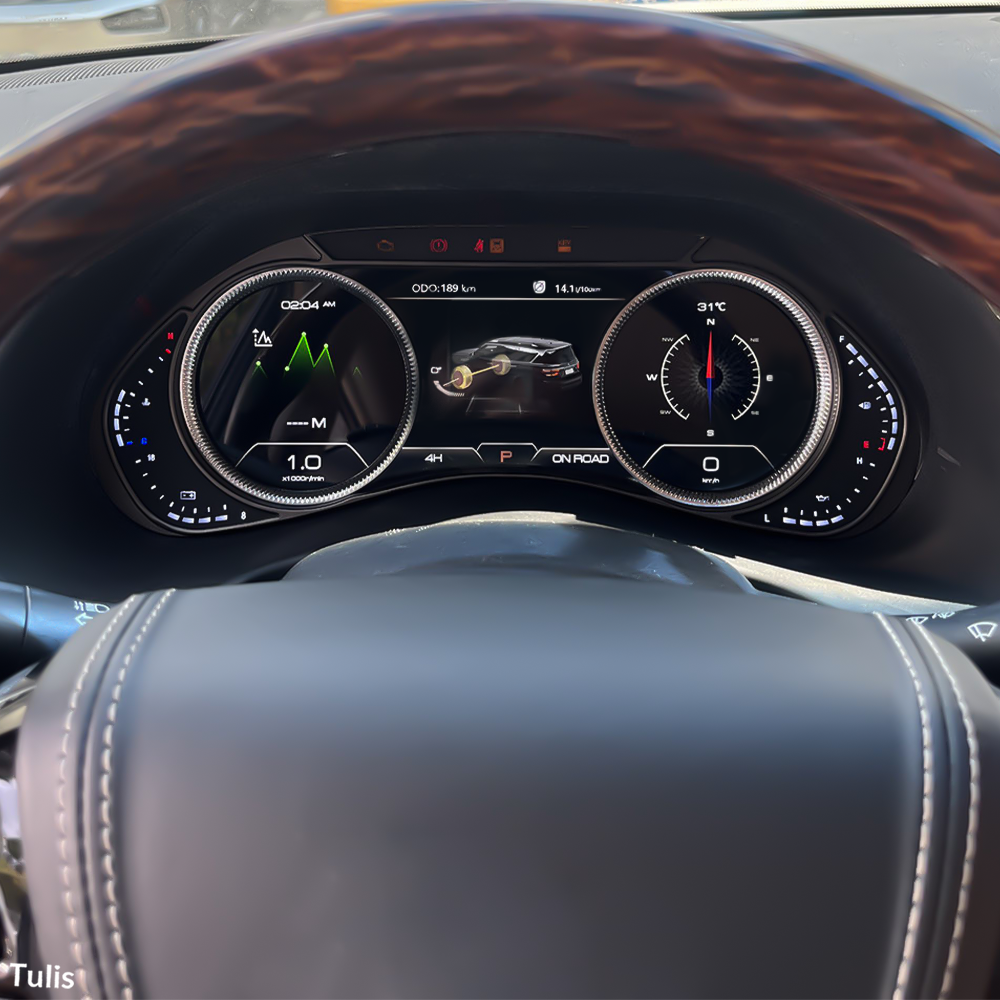 Nissan Patrol 2010-2021 Car Digital Cluster Instrument Virtual Cockpit Speedometer Dashboard Ghost Screen