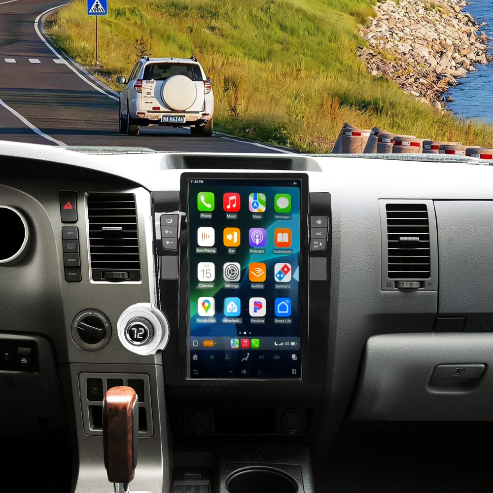 14.5" Toyota Tundra Sequoia 2007-2013 Android Screen Navigation Car Radio With Carplay Android Auto