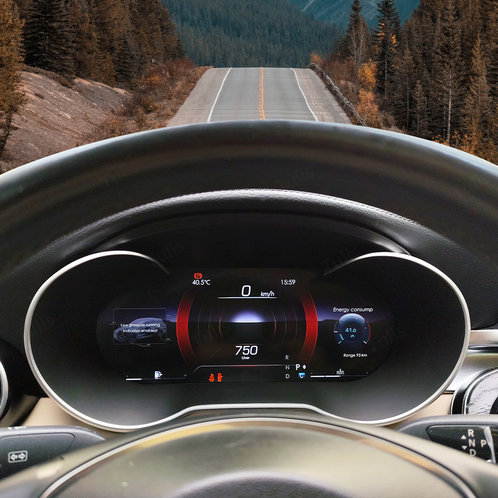 Mercedes Benz V Class 2016-2019 Car Digital Cluster Instrument Virtual Cockpit Speedometer Dashboard Ghost Screen