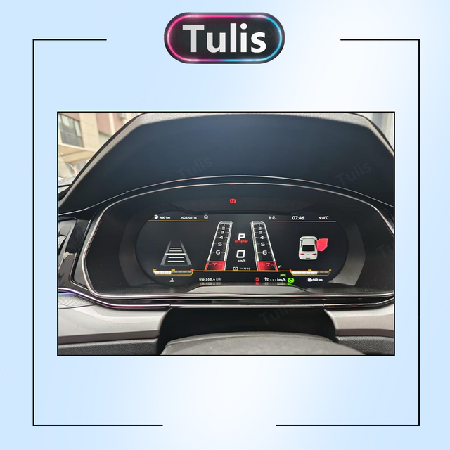 VW Lamando 2014-2021 Car Digital Cluster Instrument Virtual Cockpit Speedometer Dashboard Ghost Screen