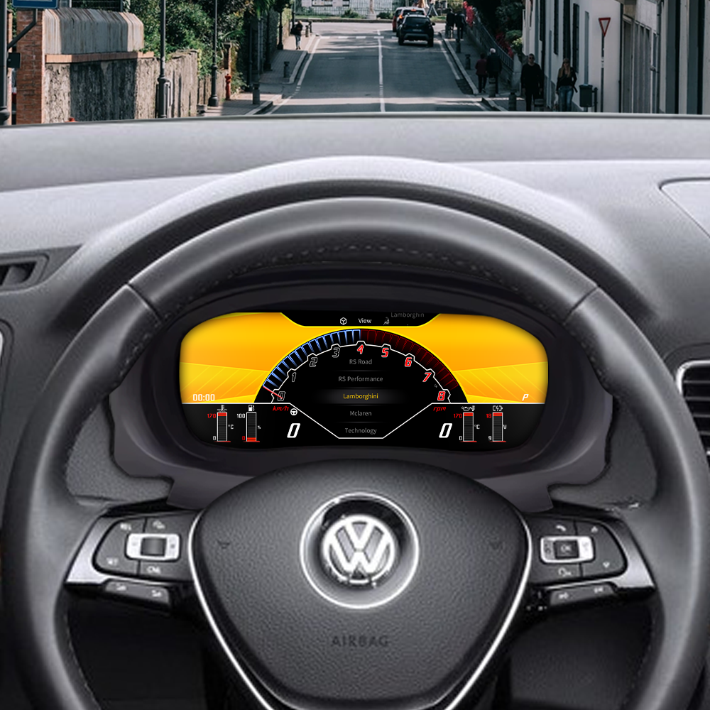 VW Sharan 2012-2019 Car Digital Cluster Instrument Virtual Cockpit Speedometer Dashboard Ghost Screen