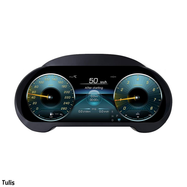 Mercedes Benz GLE 2012-2015 Car Digital Cluster Instrument Virtual Cockpit Speedometer Dashboard Ghost Screen
