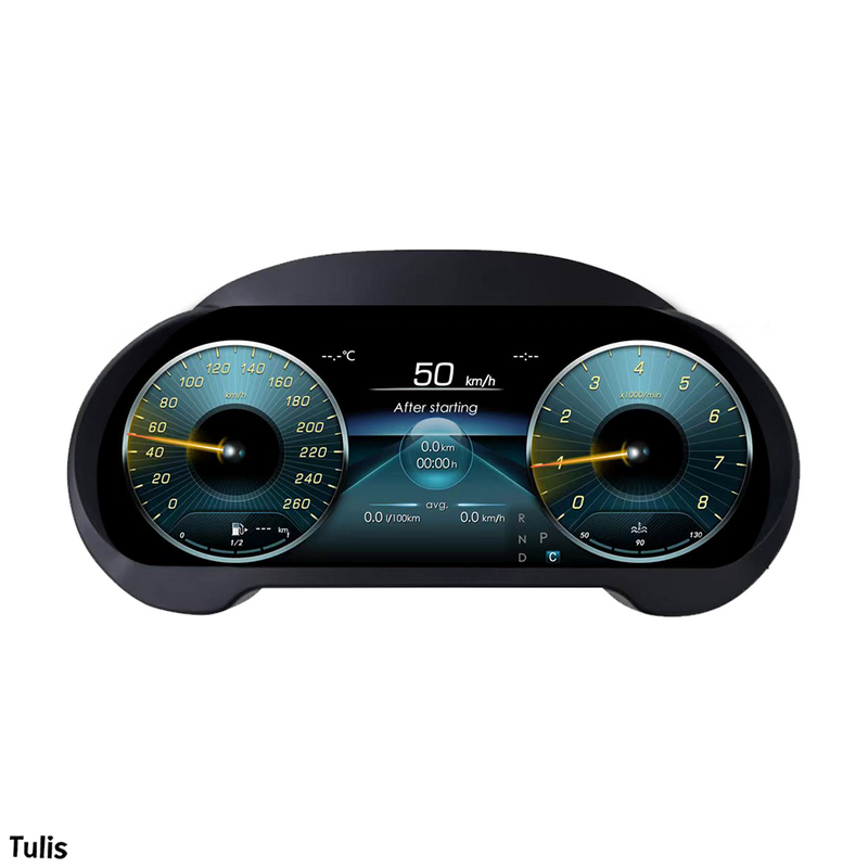 Mercedes Benz GLE 2012-2015 Car Digital Cluster Instrument Virtual Cockpit Speedometer Dashboard Ghost Screen