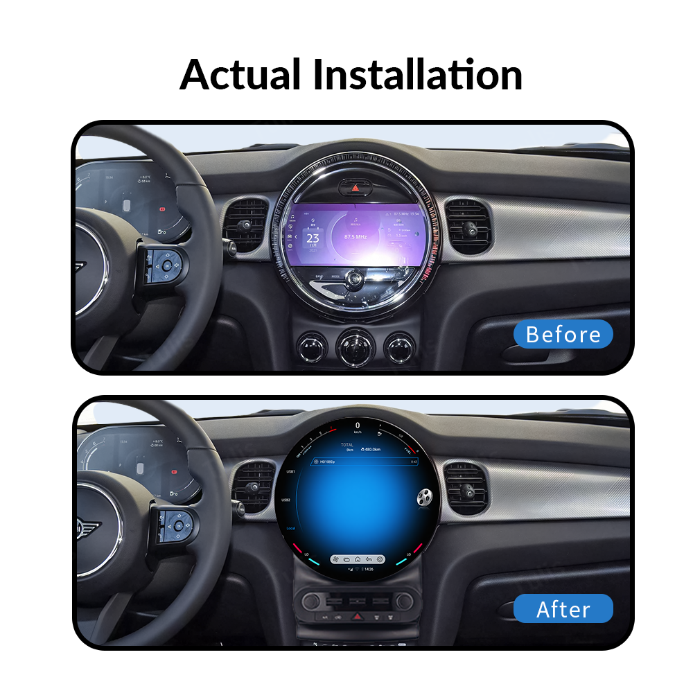 11.8“ BMW Mini F55 F56 F57 2015-2022 Android Screen Navigation Car Radio With Carplay Android Auto