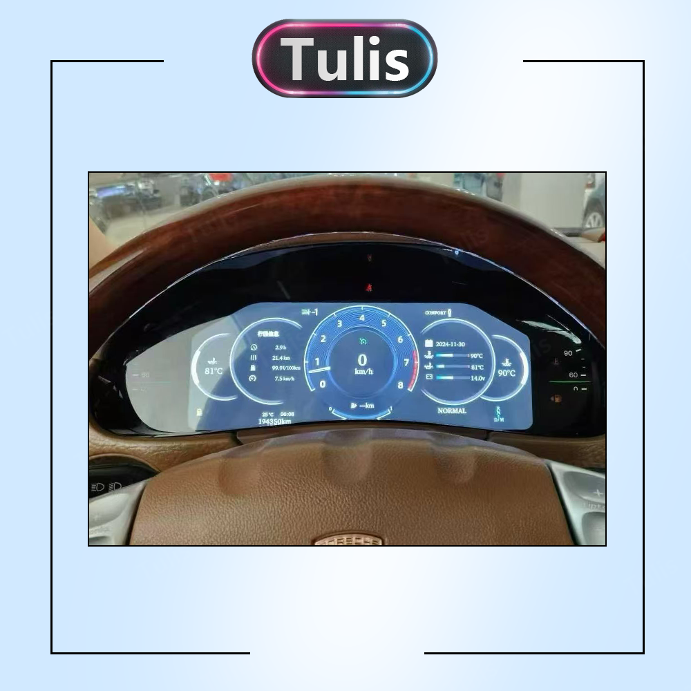 Porsche Cayenne 2002 -2010 Car Digital Cluster Instrument Virtual Cockpit Speedometer Dashboard Ghost Screen