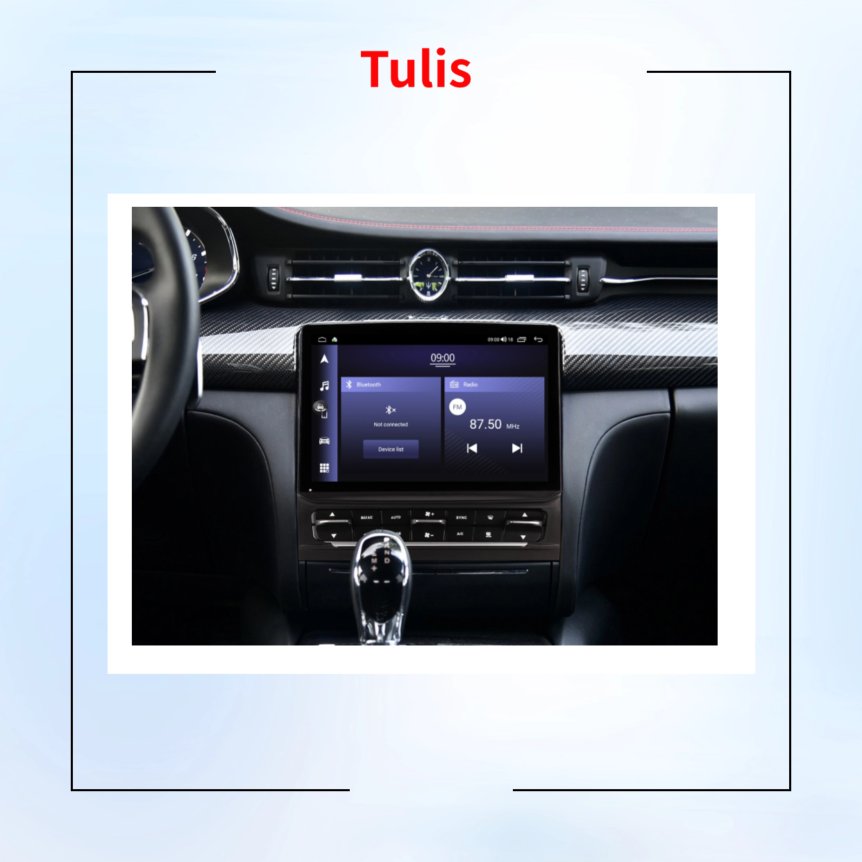 Tulis Android 13 For Maserati Quattroporte 2016-2020 Car DVD Player Multimedia Player AutoStereo Headunit Autoradio