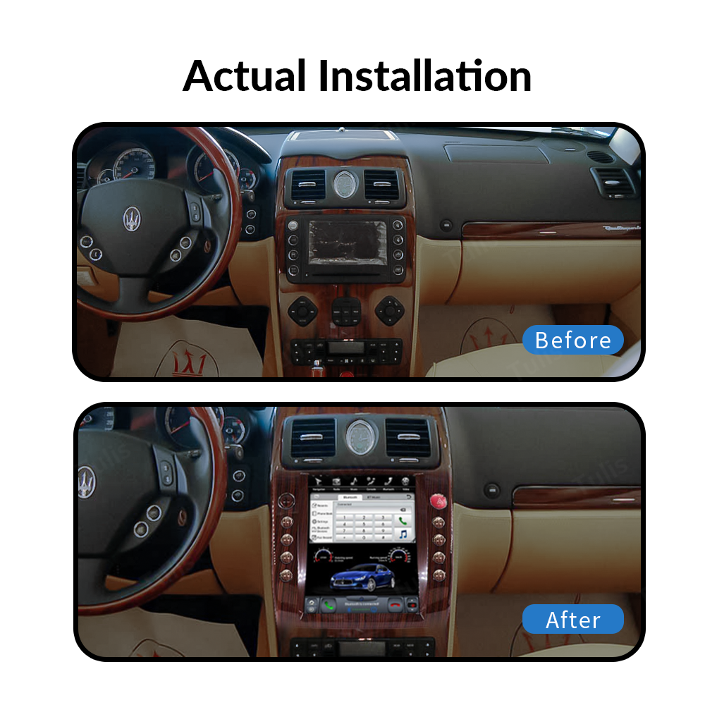12.1'' Maserati Quattroporte 2004-2007 Android Screen Navigation Car Radio With Carplay Android Auto
