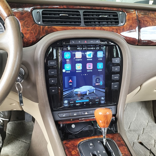 Tulis Touch Screen Android Car Radio GPS Navigation DVD Player Stereo Multimedia Audio System for Jaguar S-TYPE