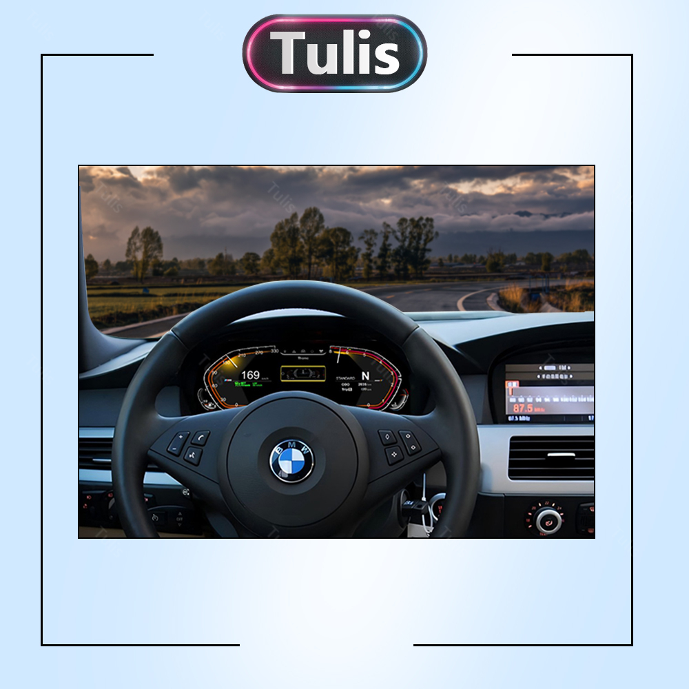 Tulis BMW E60 E61 Digital Dashboard Panel Virtual Instrument Cluster Cockpit Lcd Speedometer Digital Cluster 